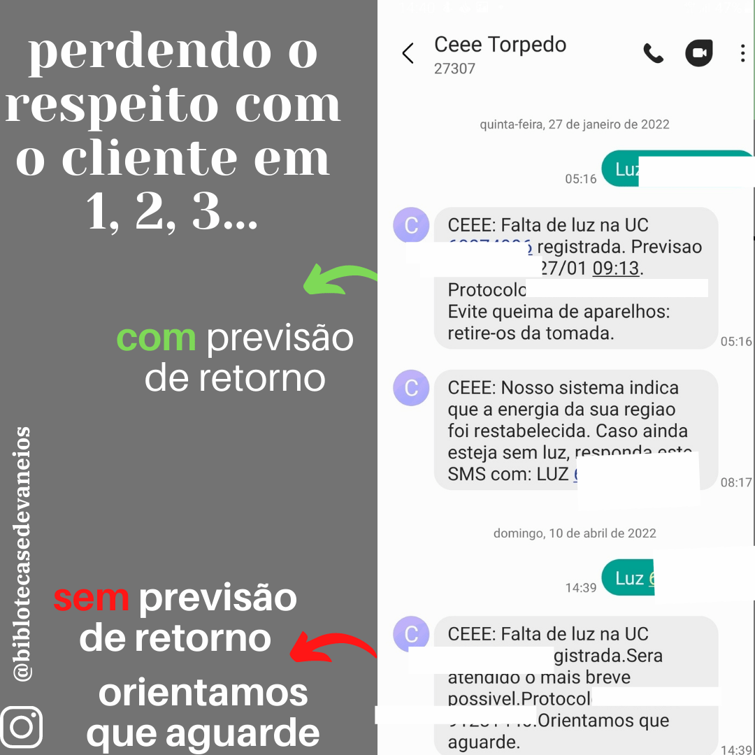 Um domingo sem&nbsp;luz